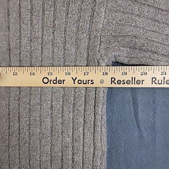 Abercrombie‎ & Fitch Womens Ribbed Knit Turtleneck Sweater Pullover Taupe Sz SP - Picture 5 of 9